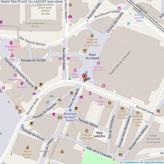 Place du CAQUET Saint-Denis