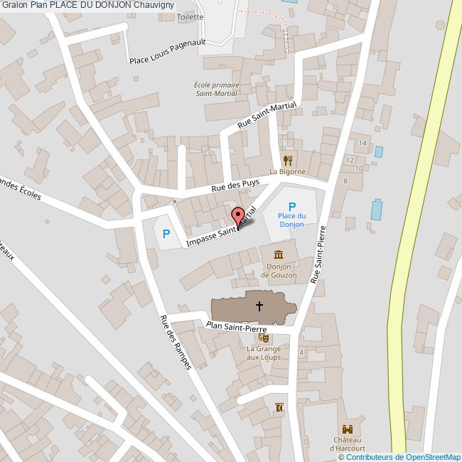 plan Place du  DONJON