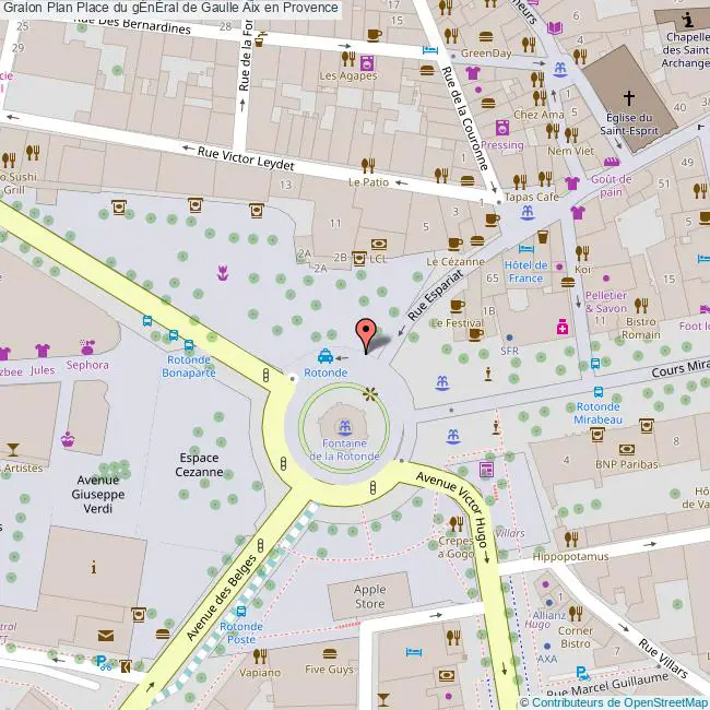 plan Place du  gÉnÉral de Gaulle