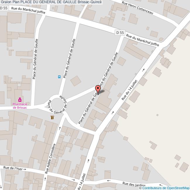 Place du GÉNÉRAL DE GAULLE BrissacQuincé