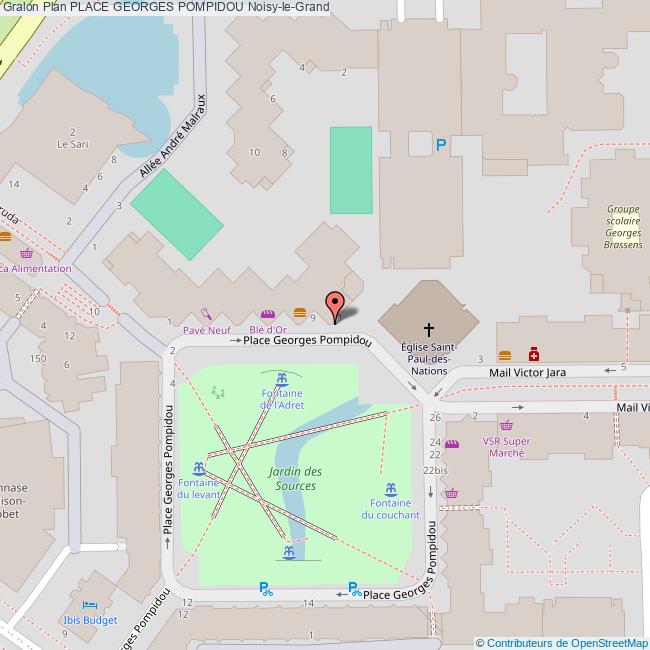 Place Georges Pompidou Noisy Le Grand