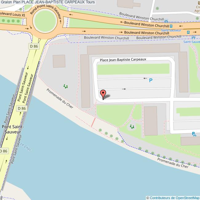 Place JEANBAPTISTE CARPEAUX Tours