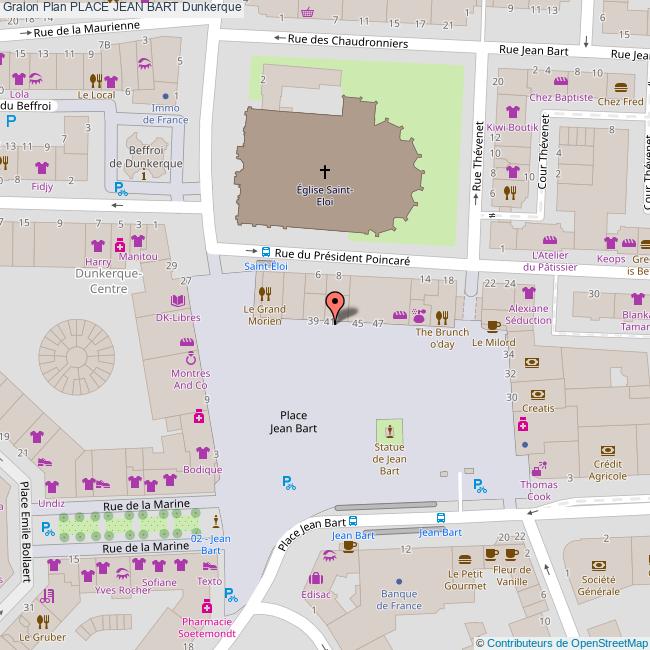 Place JEAN BART Dunkerque