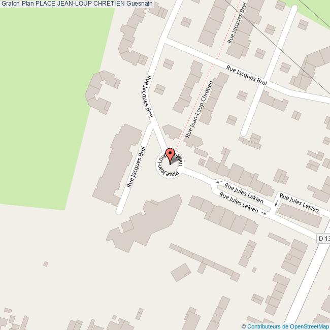 Place JEANLOUP CHRÉTIEN Guesnain