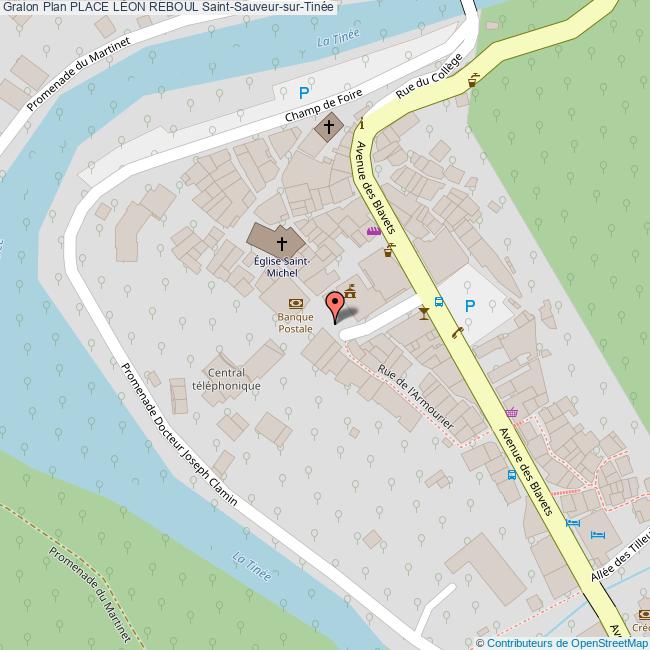 plan Place  LÉON REBOUL