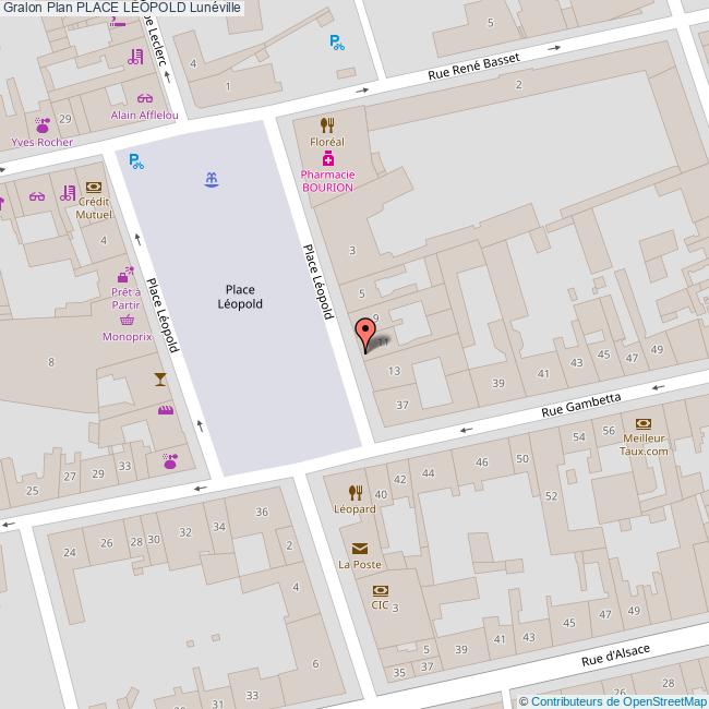 Place LÉOPOLD Lunéville