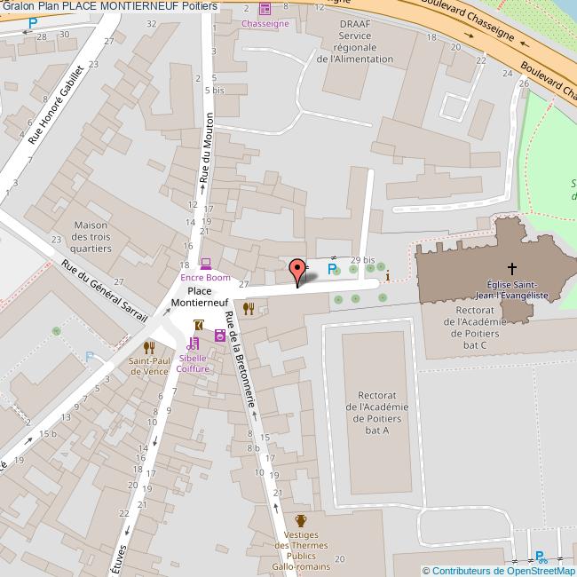 Place Montierneuf Poitiers