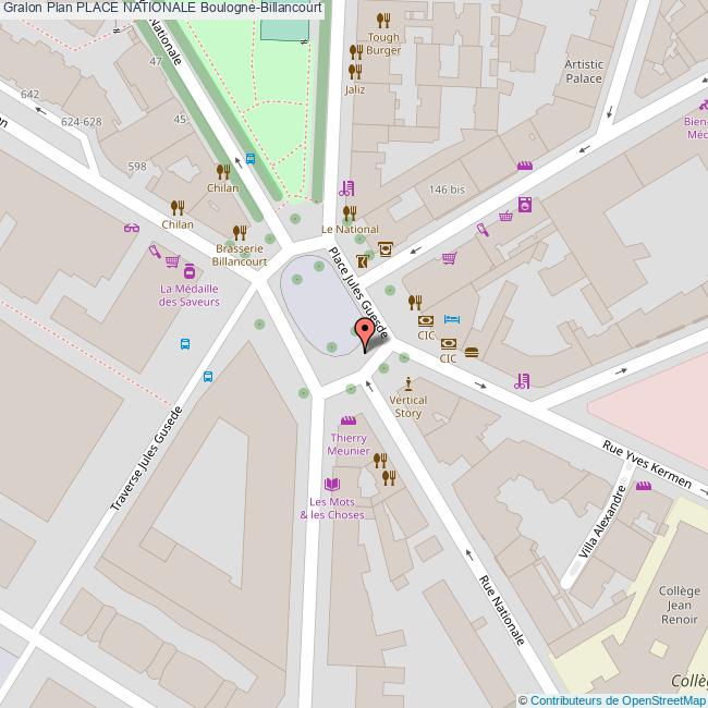 Place NATIONALE BoulogneBillancourt