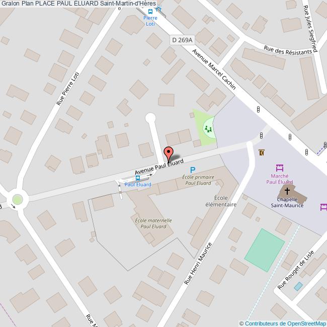 Place PAUL ÉLUARD SaintMartind'Hères