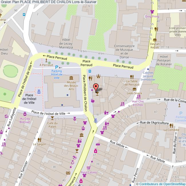 Place PHILIBERT DE CHÂLON LonsleSaunier