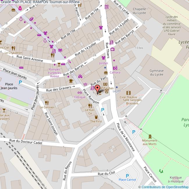 Place RAMPON Tournon-sur-Rhône