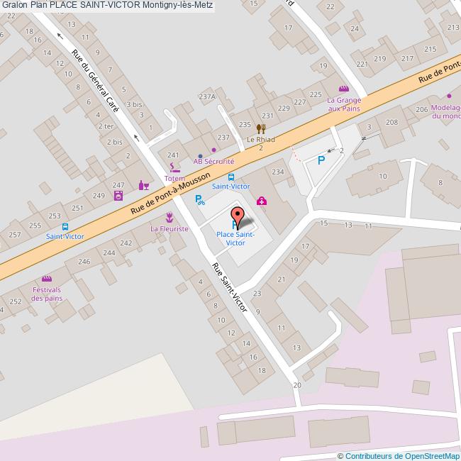 Place SAINTVICTOR MontignylèsMetz