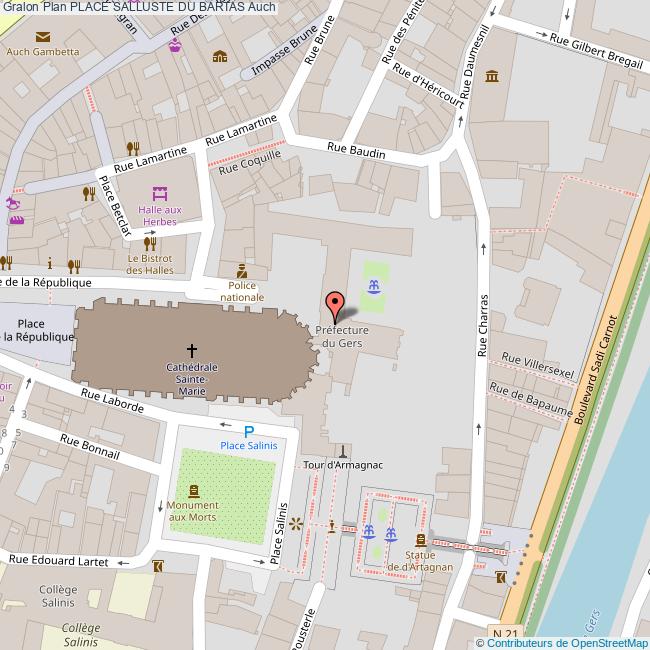 Place SALLUSTE DU BARTAS Auch