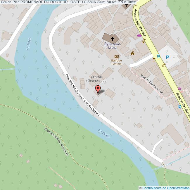 plan Promenade du  DOCTEUR JOSEPH CIAMIN