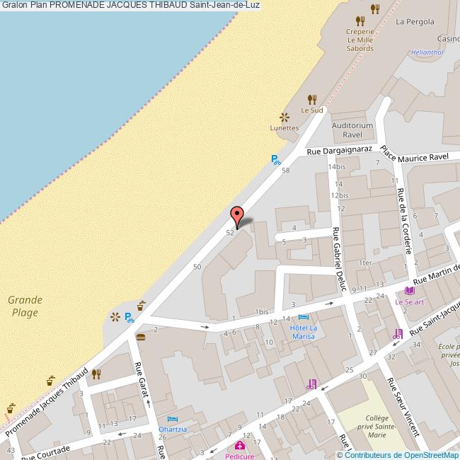 Promenade JACQUES THIBAUD SaintJeandeLuz