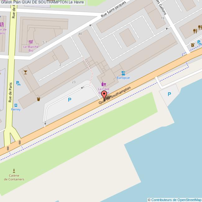 Quai de SOUTHAMPTON Le Havre