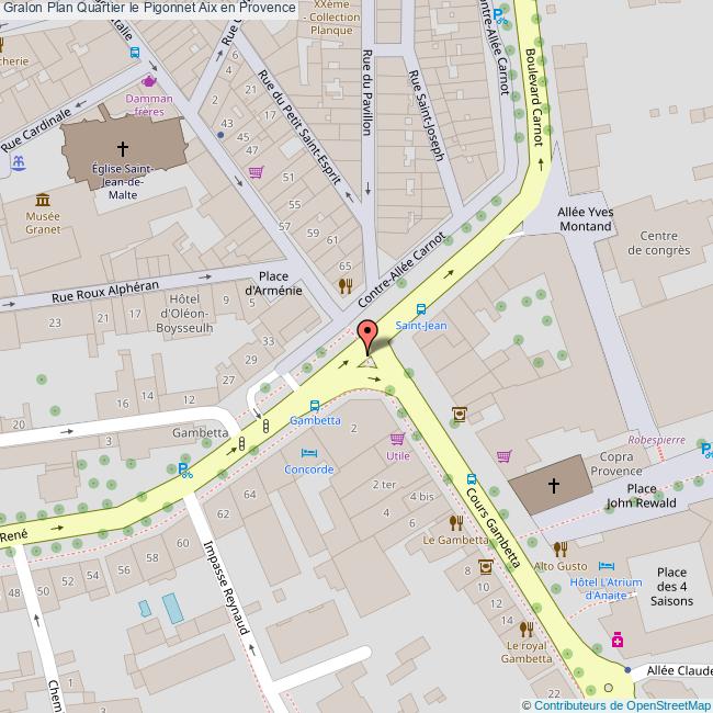 Quartier le Aix en Provence