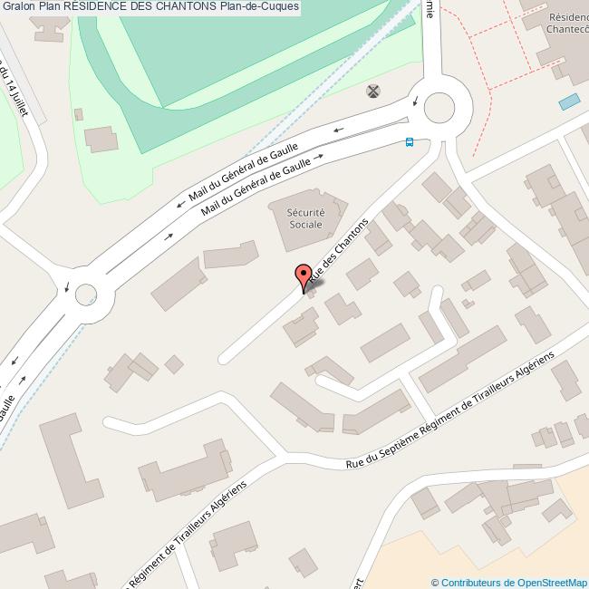 Résidence des CHANTONS PlandeCuques