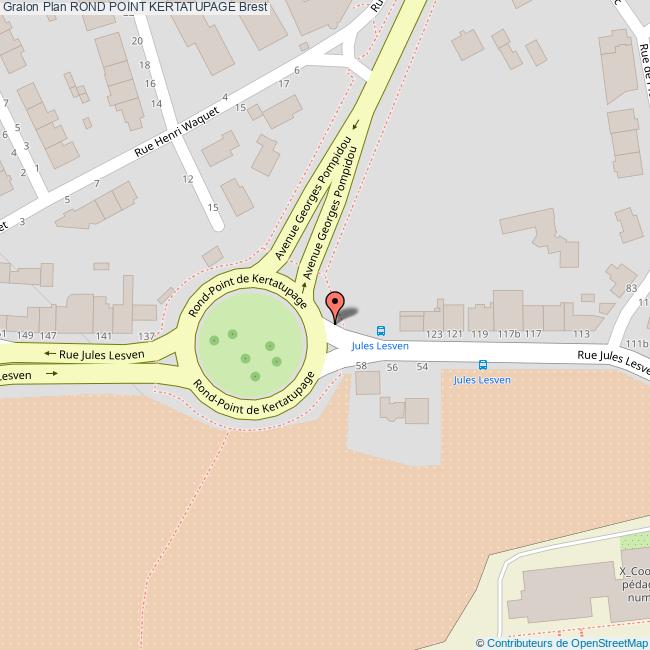Rond point KERTATUPAGE Brest