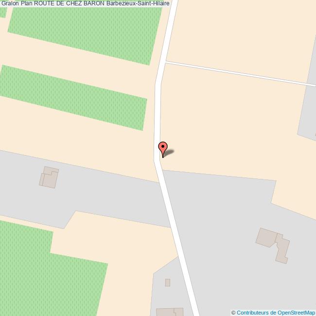 Route de CHEZ BARON BarbezieuxSaintHilaire