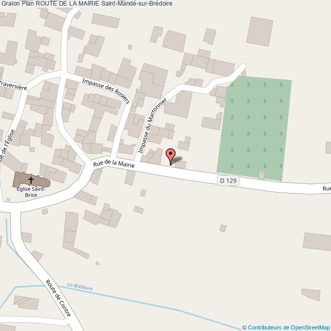 Route de la MAIRIE SaintMandésurBrédoire