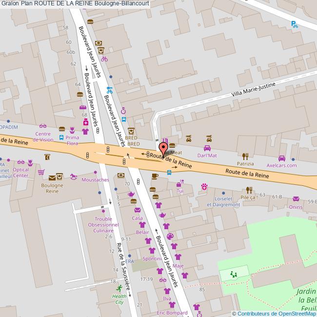 Route de la REINE Boulogne-Billancourt