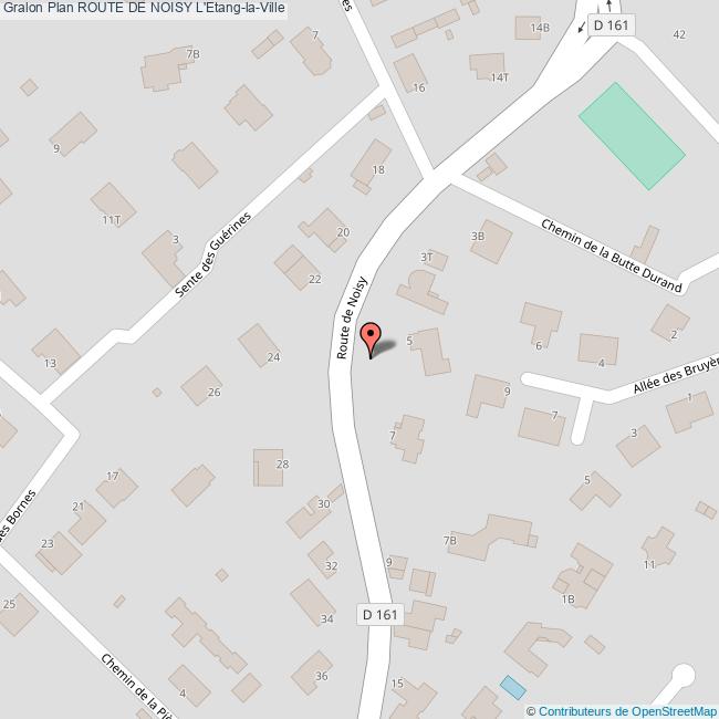 Route de NOISY L'EtanglaVille