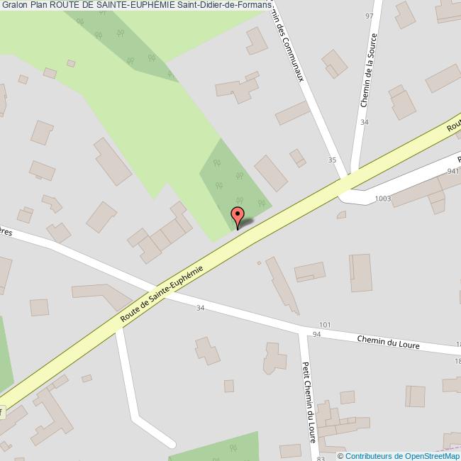 Route de SAINTEEUPHÉMIE SaintDidierdeFormans