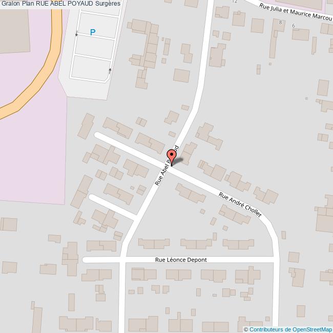 Rue ABEL POYAUD Surgères