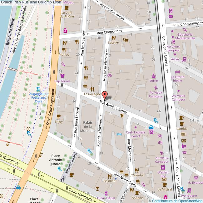plan Rue aine  Collomb