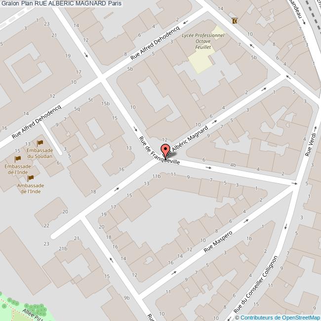 plan Rue alberic  MAGNARD