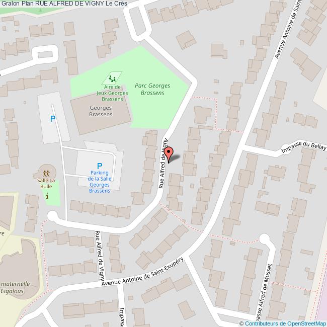 Rue ALFRED DE VIGNY Le Crès