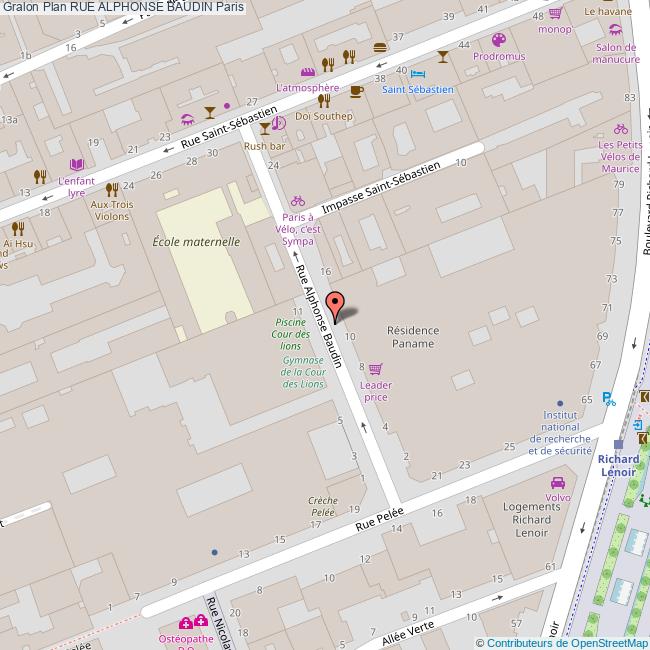 Rue ALPHONSE BAUDIN Paris