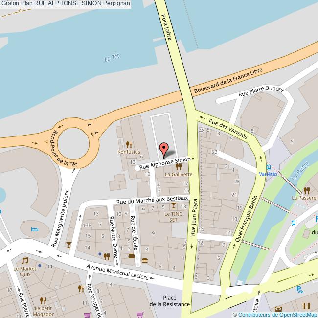 Rue ALPHONSE SIMON Perpignan