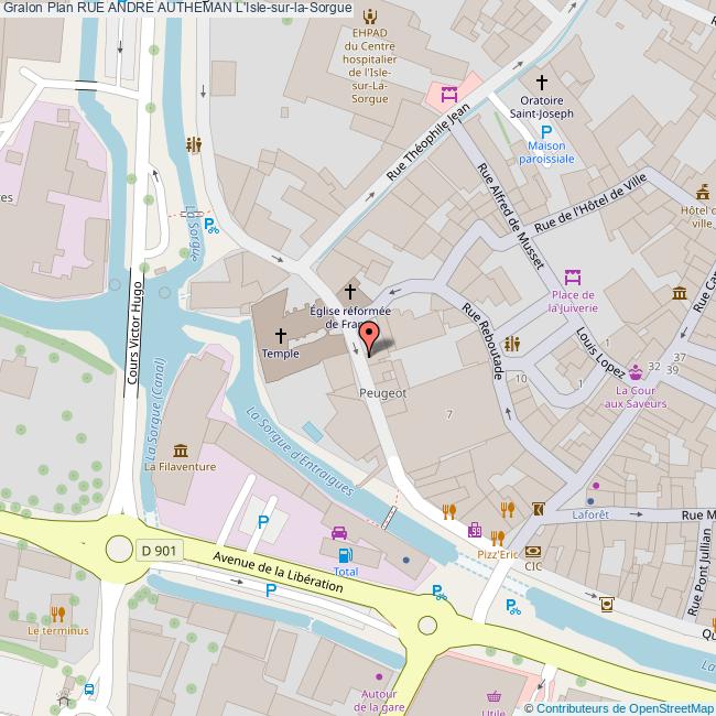 Rue ANDRÉ AUTHEMAN L'Isle-sur-la-Sorgue