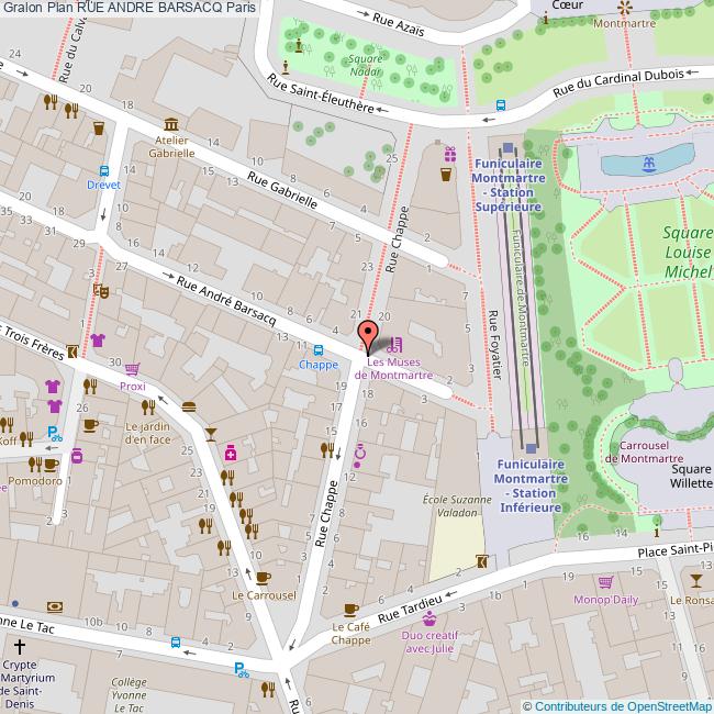 Rue andre BARSACQ Paris