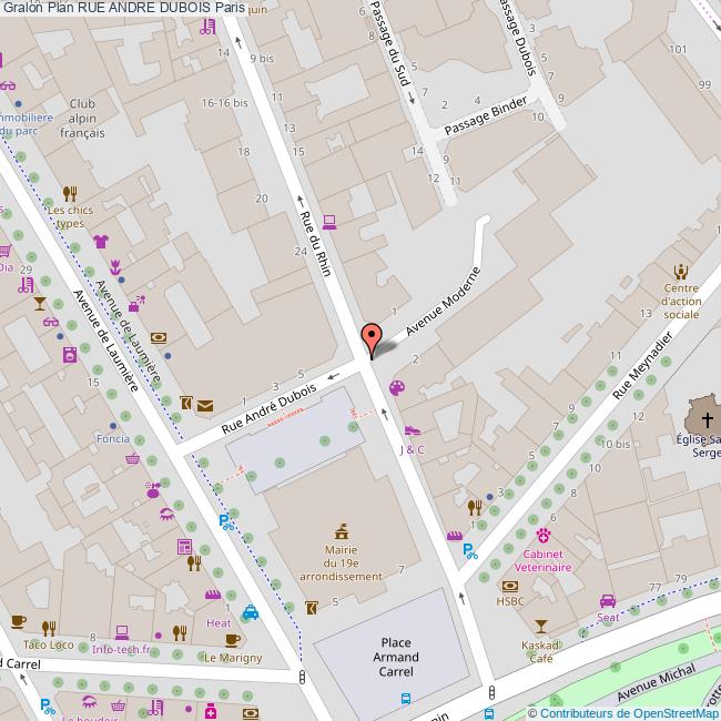 Rue ANDRE DUBOIS Paris