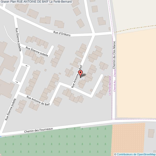 Rue ANTOINE DE BAÏF La FertéBernard
