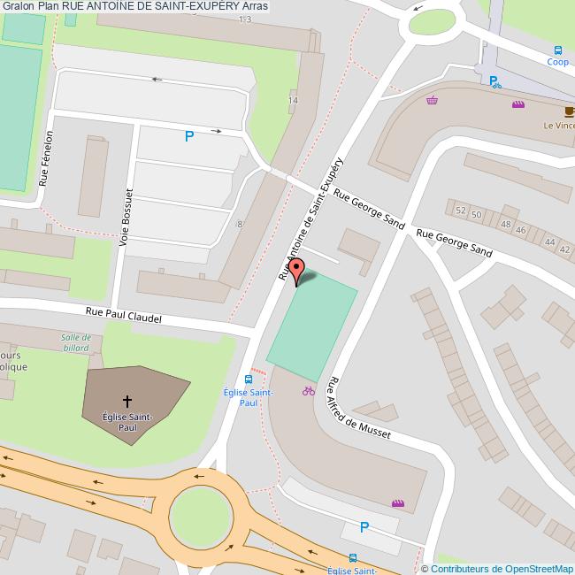 Rue ANTOINE DE SAINTEXUPÉRY Arras