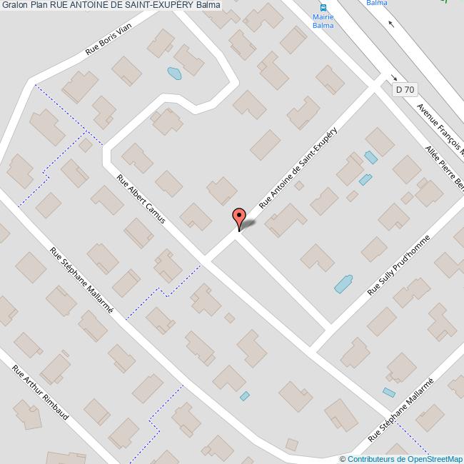 Rue ANTOINE DE SAINTEXUPÉRY Balma