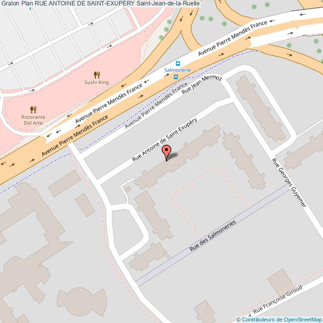 Rue ANTOINE DE SAINTEXUPÉRY SaintJeandelaRuelle