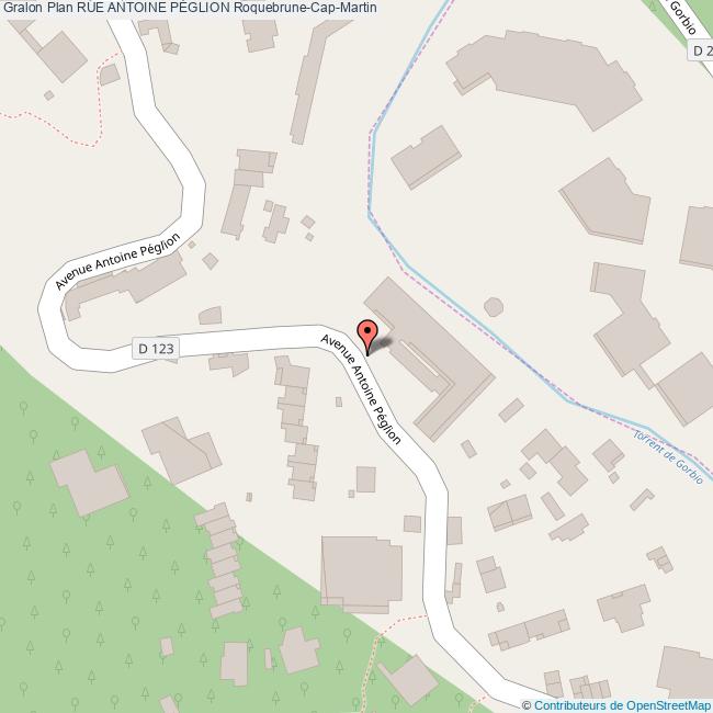 Rue ANTOINE PÉGLION RoquebruneCapMartin