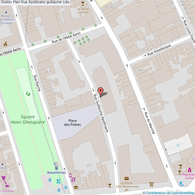 Rue Apollinaire guillaume Lille