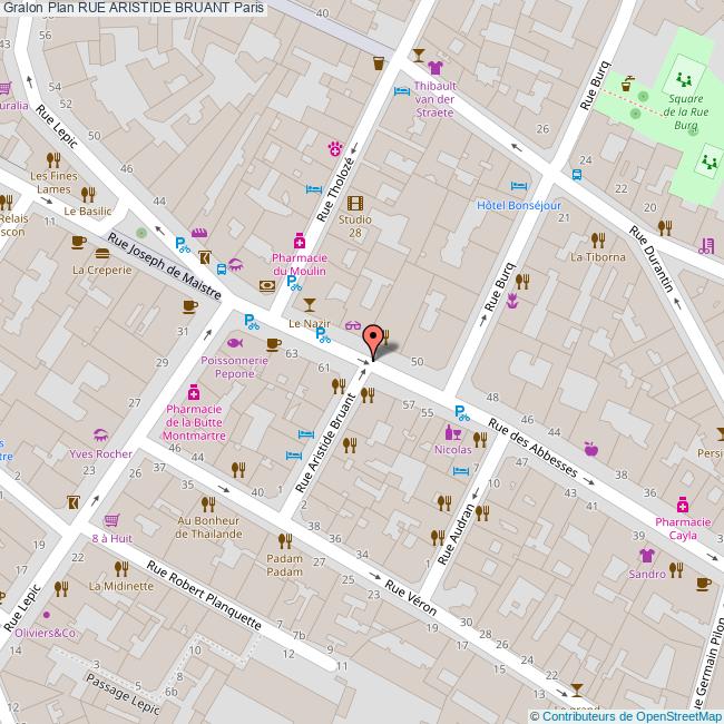 Rue ARISTIDE BRUANT Paris