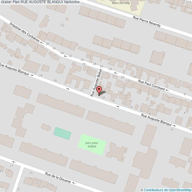 Rue AUGUSTE BLANQUI Narbonne