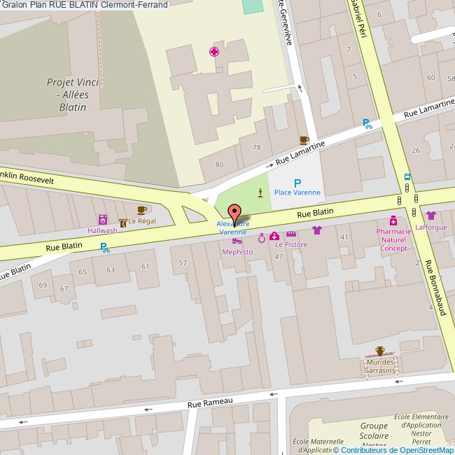 Rue BLATIN ClermontFerrand