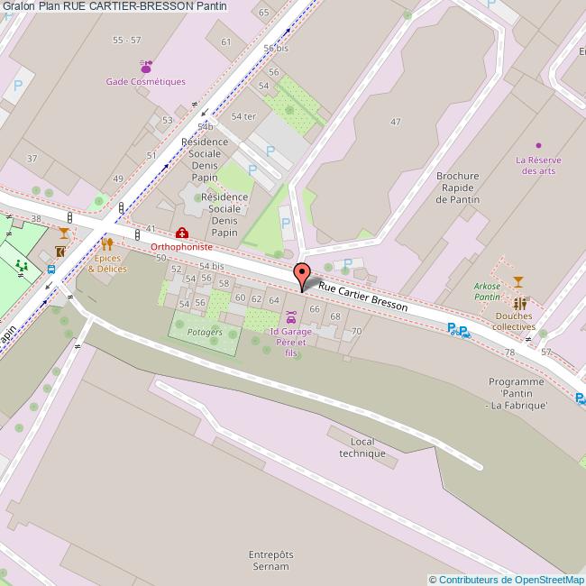 Rue CARTIERBRESSON Pantin