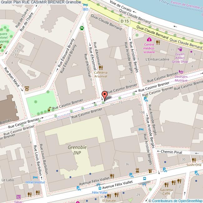 Rue CASIMIR BRENIER Grenoble