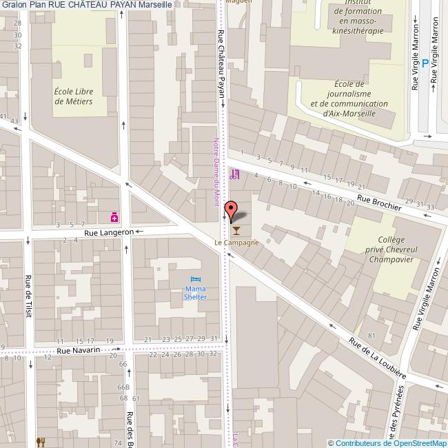Rue CHÂTEAU PAYAN Marseille