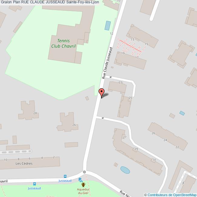 Rue CLAUDE JUSSEAUD SainteFoylèsLyon